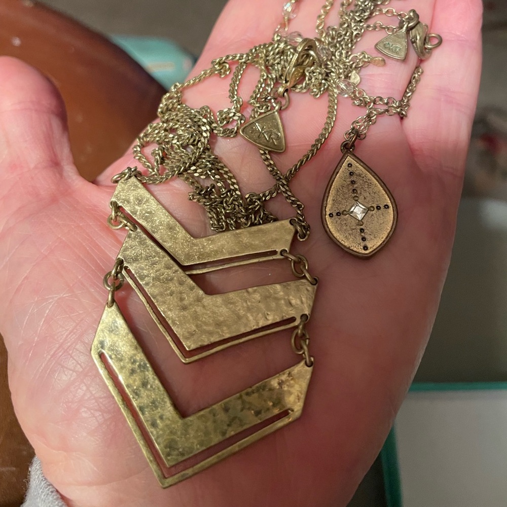 KR Silpada Brass Necklace Lot